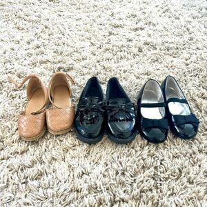 Bundle of 3 Girl Shoes (Size 8-9)